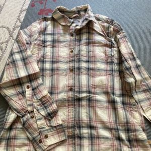 Carhartt Women's Fairview Cotton Plaid Shirt - Medium, Bluestone